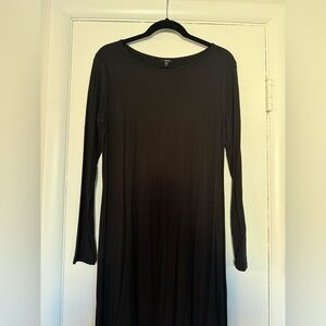 Elegant Black Long Sleeve Dress